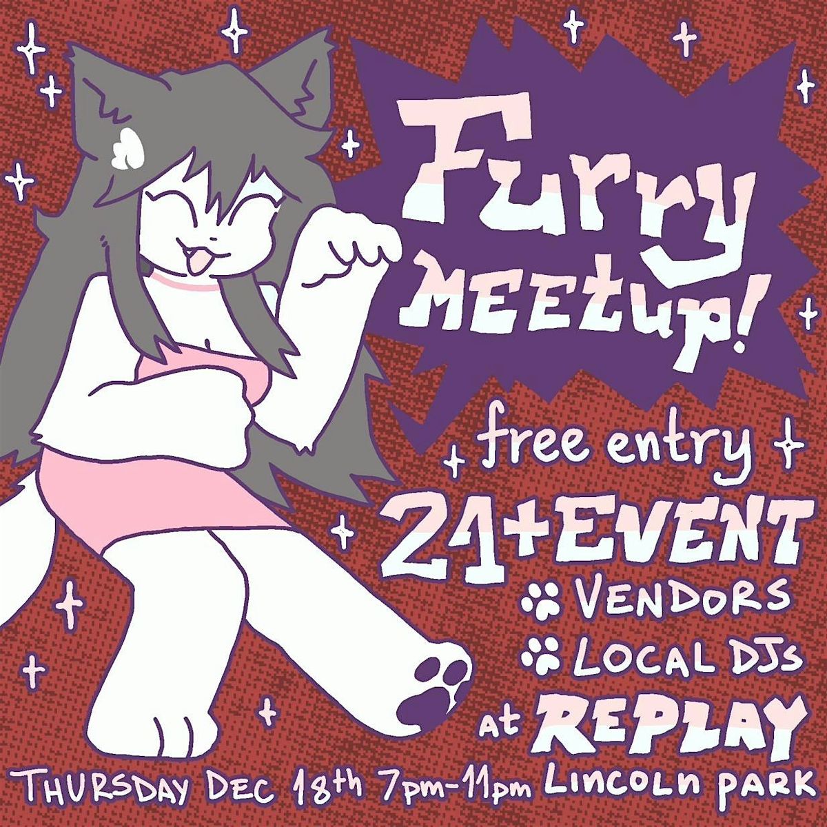 Furmeet at Replay Lincoln Park Hosted by Tomodachi Fursuits
