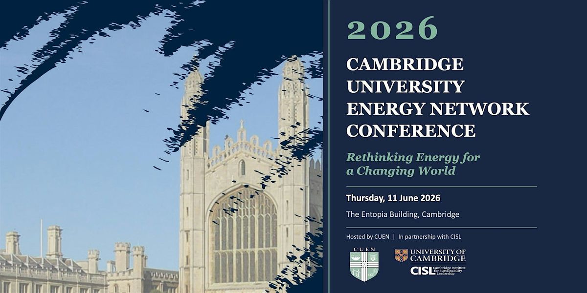 Cambridge University Energy Network (CUEN) Conference