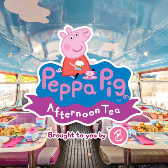 Peppa Pig Afternoon Tea London Sightseeing Bus Tour