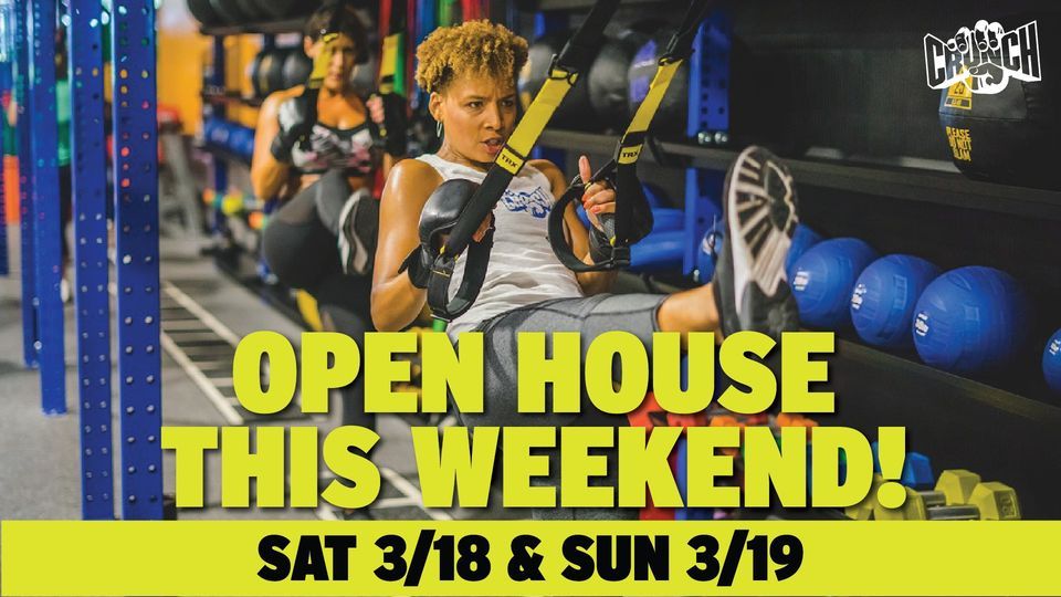 OPEN HOUSE WEEKEND! Crunch Fitness (Topeka) March 18, 2023