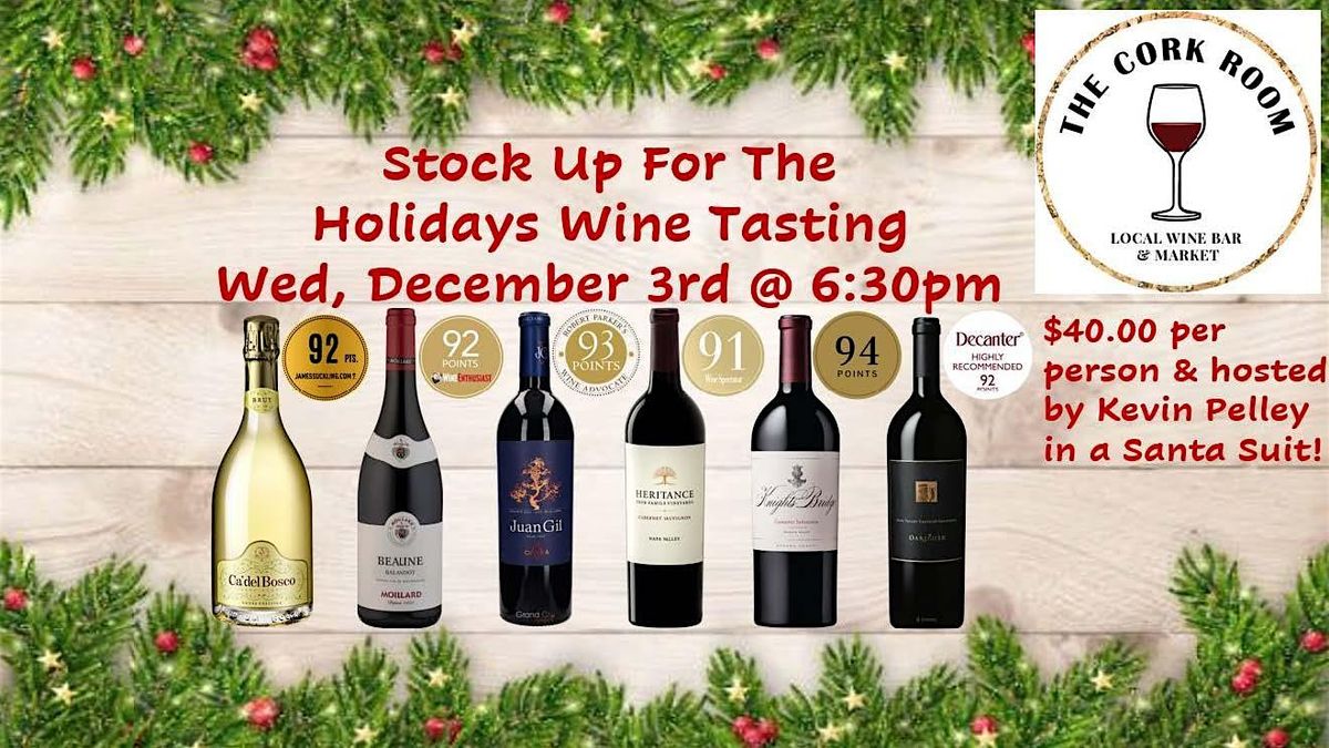 Holiday Wine Event at The Cork Room