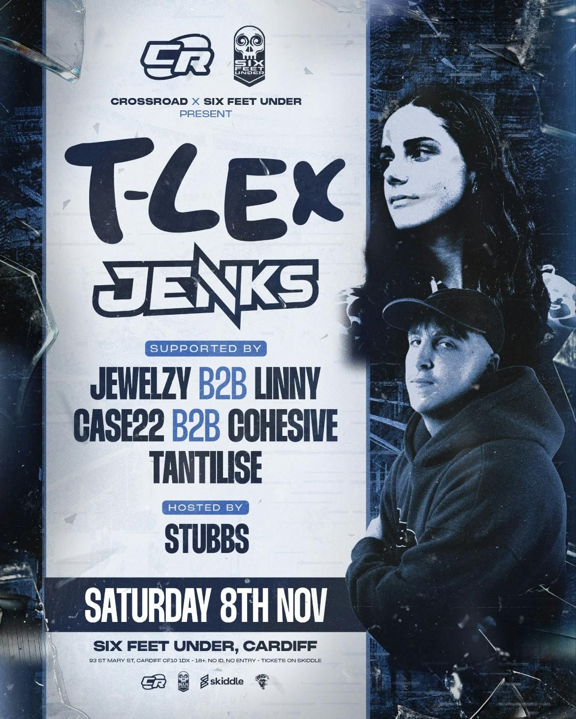 Crossroad X BNKHSE Presents: T-Lex and Jenks @ Six Feet Under