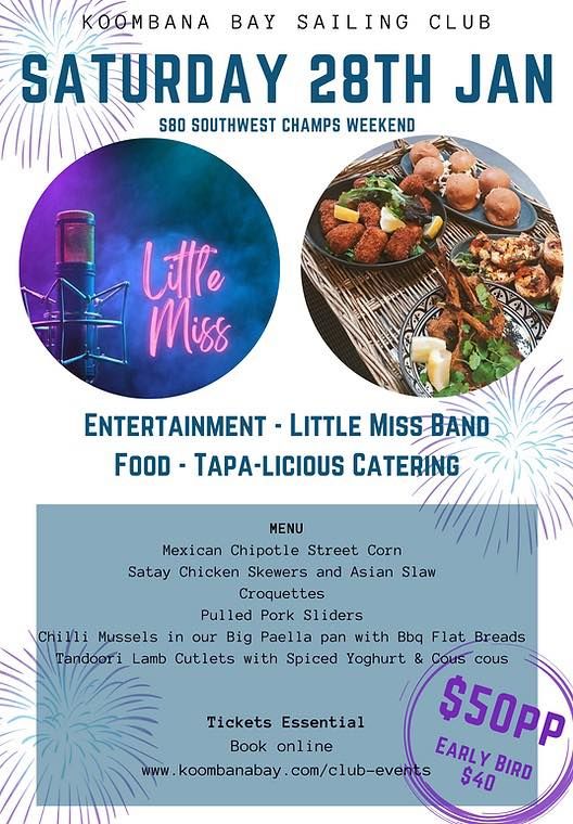 Beats on the Bay Koombana Bay Sailing Club, Bunbury, WA January 28, 2023