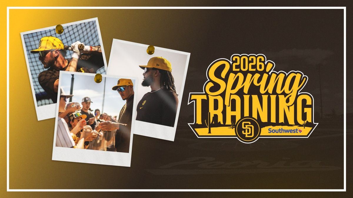 Spring Training: Los Angeles Dodgers at San Diego Padres