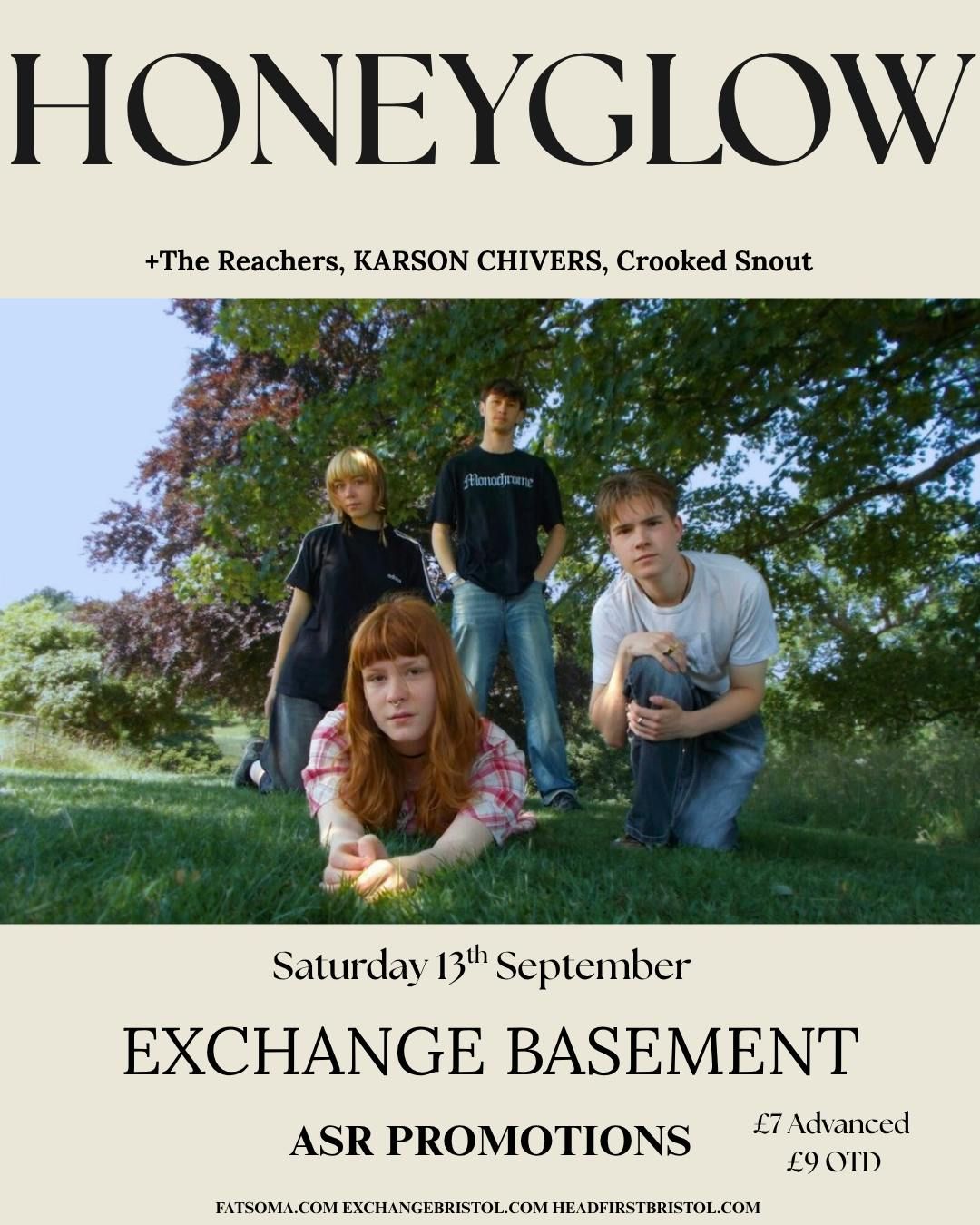 ASR Promotions Presents: HONEYGLOW + Support