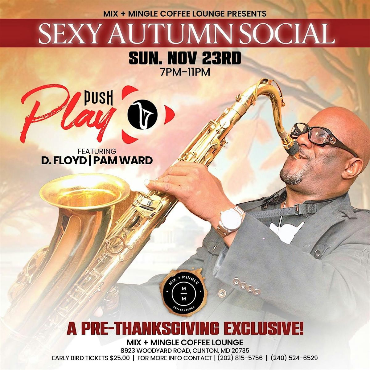 Sexy Autumn Social \u2013 A Pre-Thanksgiving Exclusive with Push Play