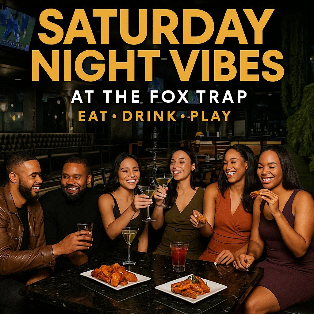 Saturday Night Dinner Vibes With Live DJ |NBA Games|$15 Hookahs|Pool Tables