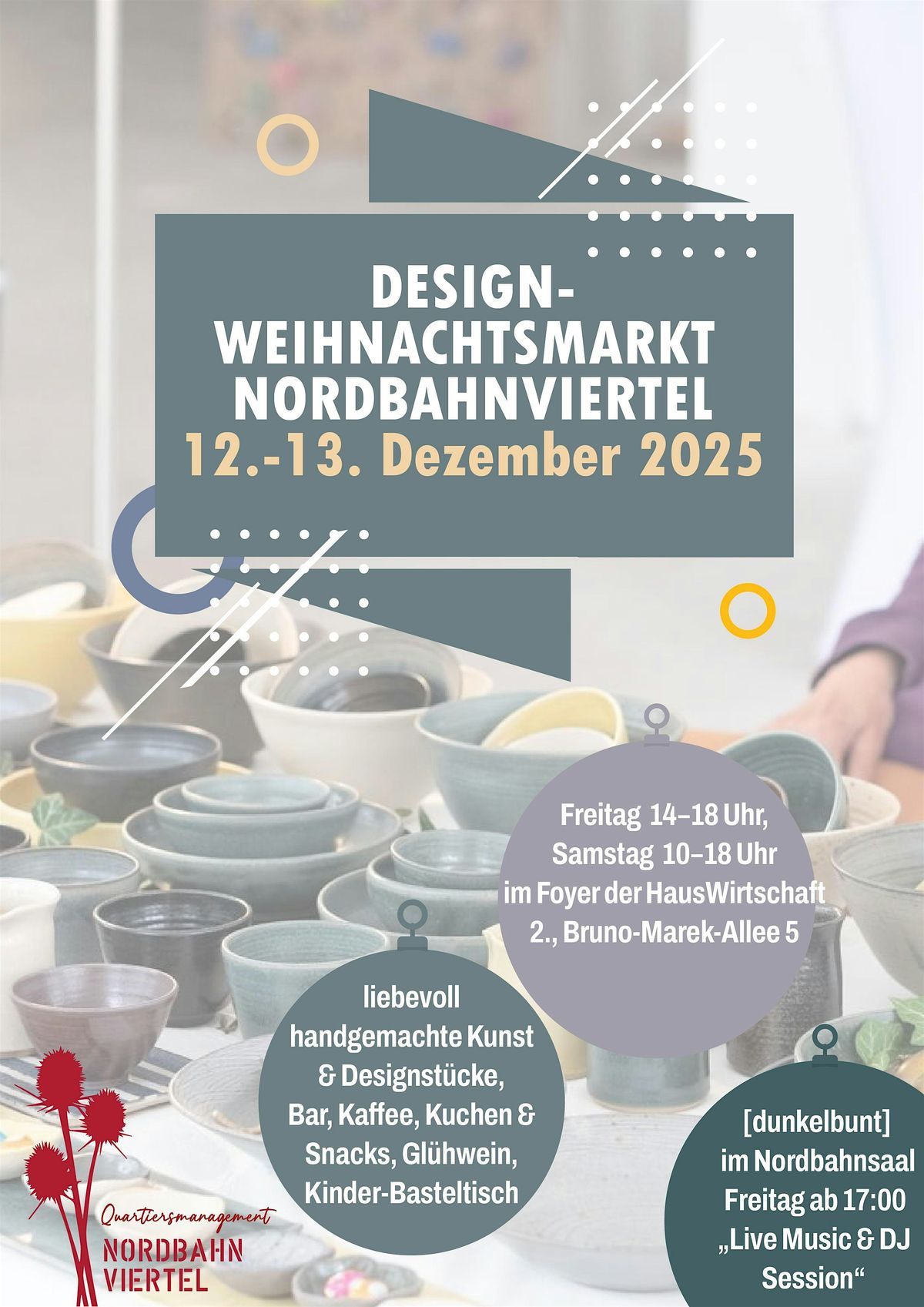 Design Weihnachtsmarkt Nordbahnviertel