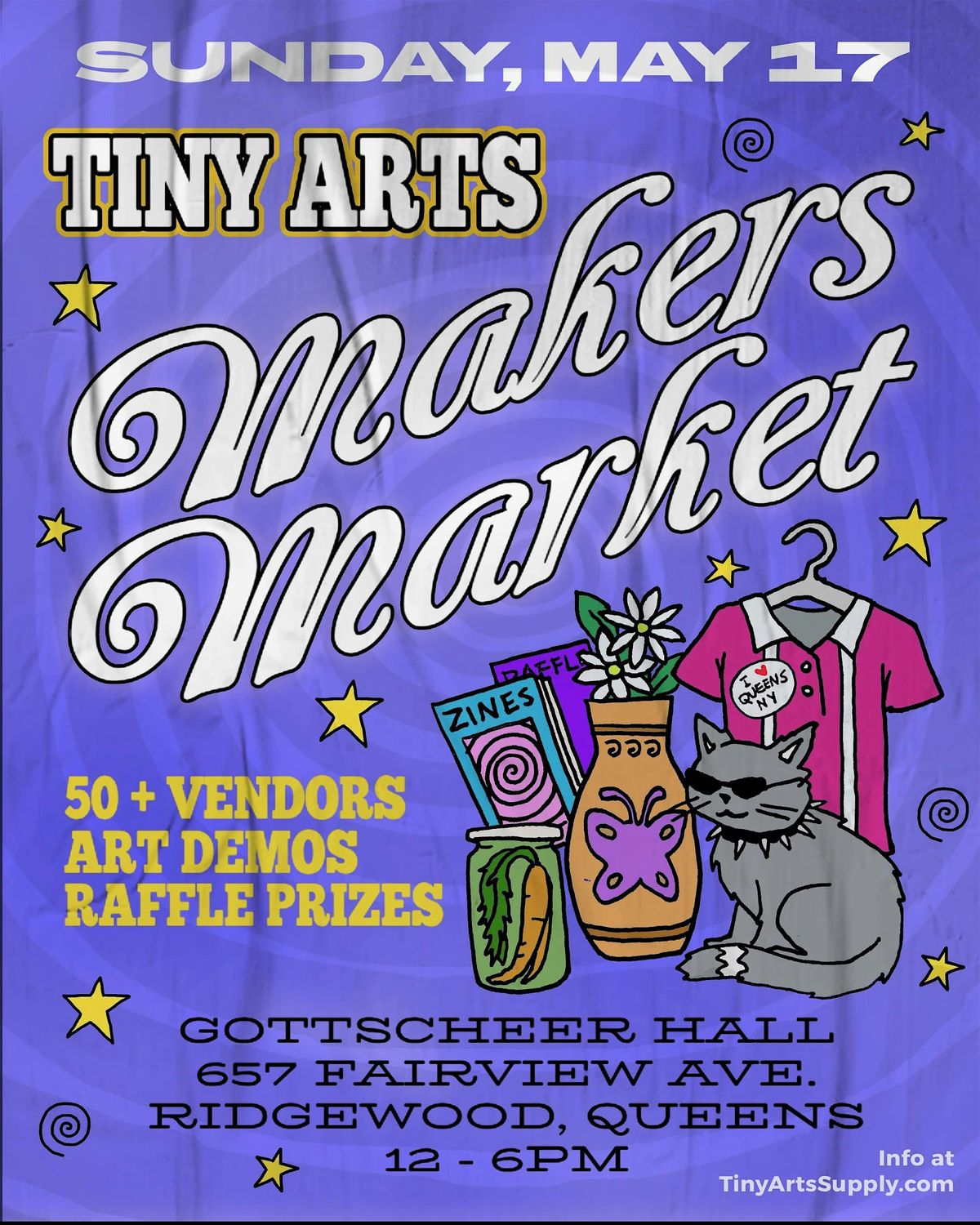Tiny Arts Makers Market (Free Entry) Ridgewood Queens!