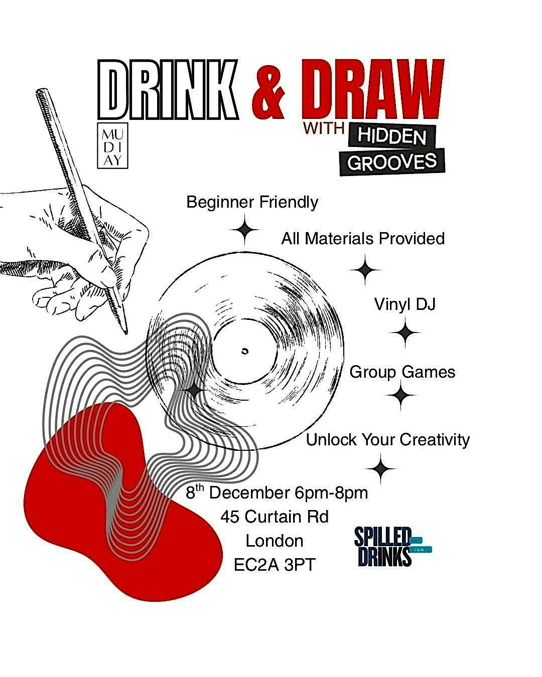 Drink & Draw- Shoreditch @ Hidden Grooves