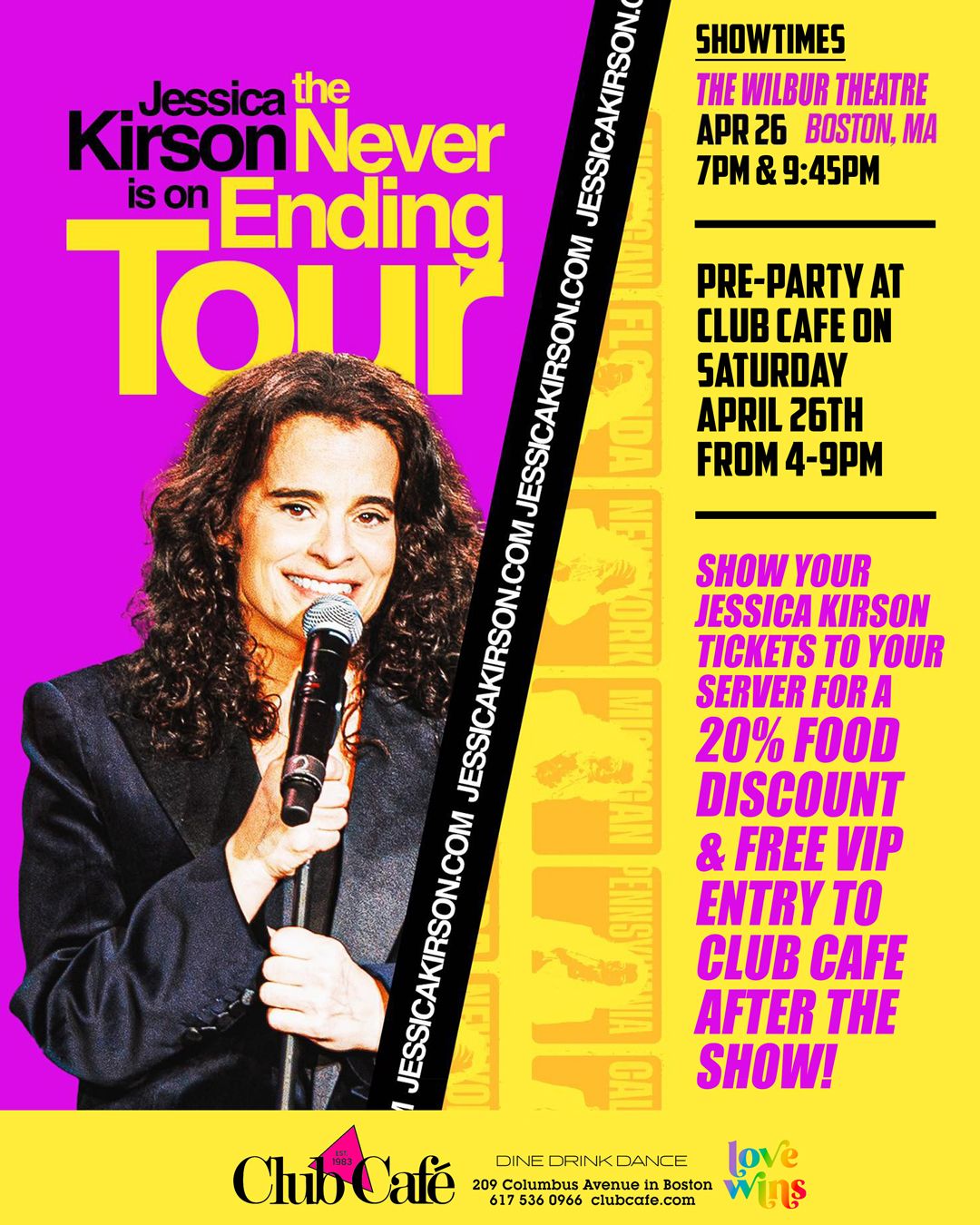 Jessica Kirson at Southern Theatre