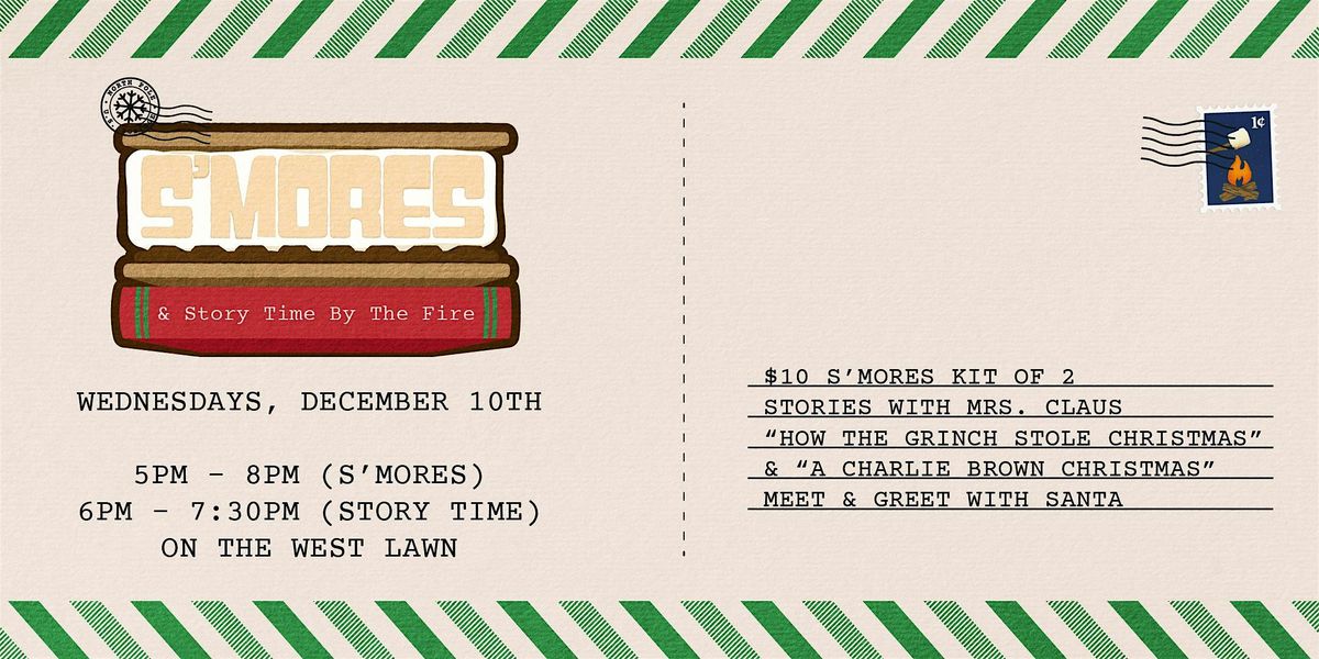 S\u2019mores and Story Time By the Fire