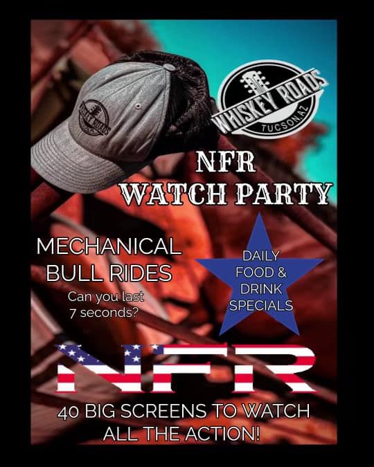 NFR watch party Whiskey Roads Tucson December 10, 2023