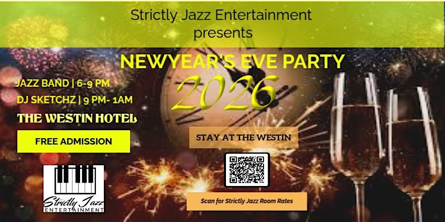 Strictly Jazz Entertainment presents "New Year's Eve Party 2026"