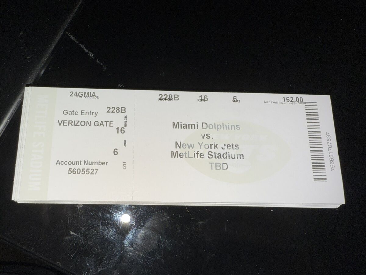 New York Jets at Miami Dolphins at Hard Rock Stadium