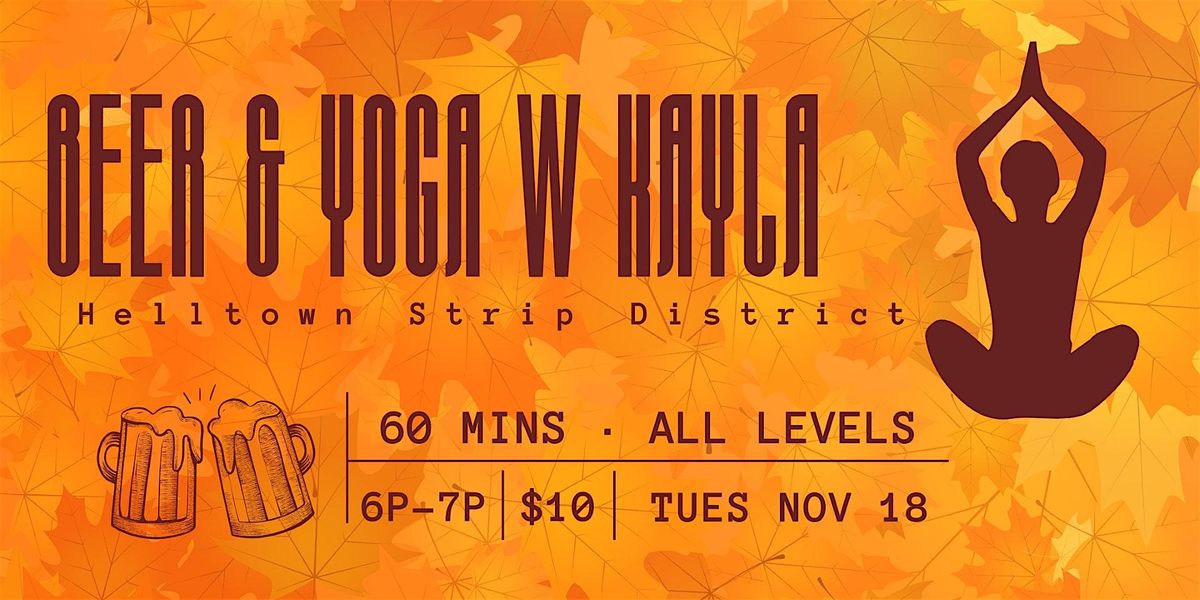 November Beer and Yoga With Kayla