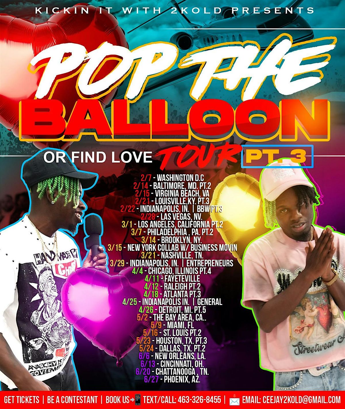 POP THE BALLOON OR FIND LOVE |PHOENIX,AZ. EDITION | HOSTED BY : 2KOLD
