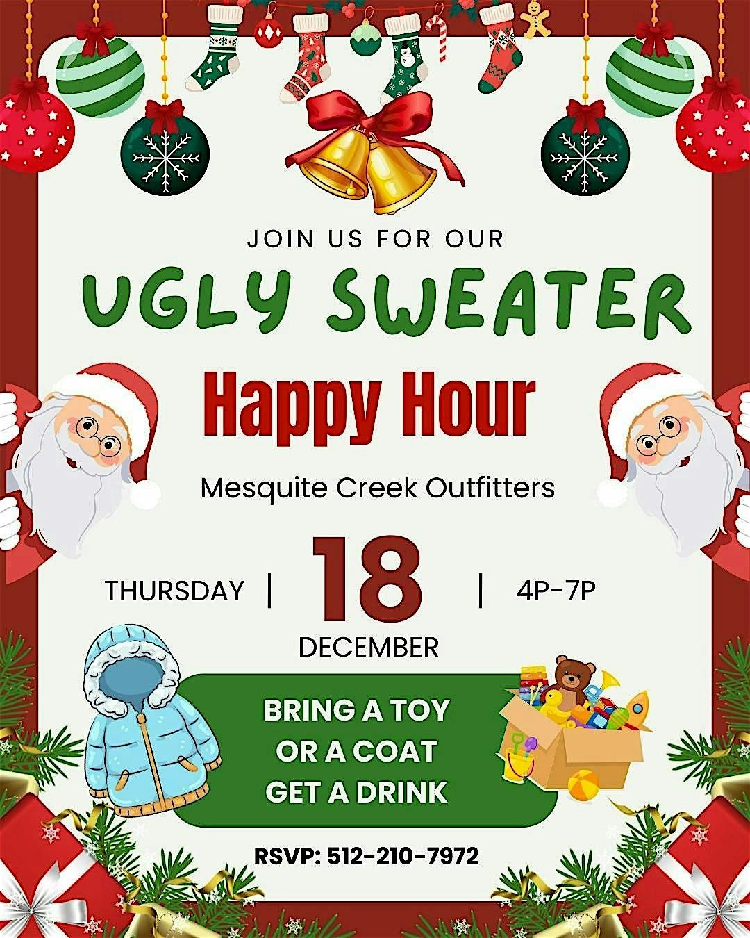 Ugly Sweater Happy Hour