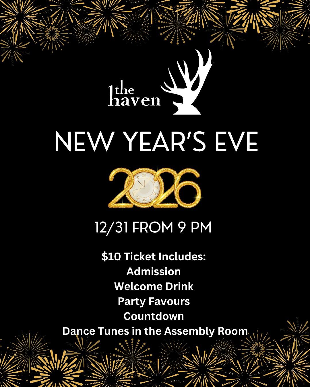 New Year's Eve at The Haven