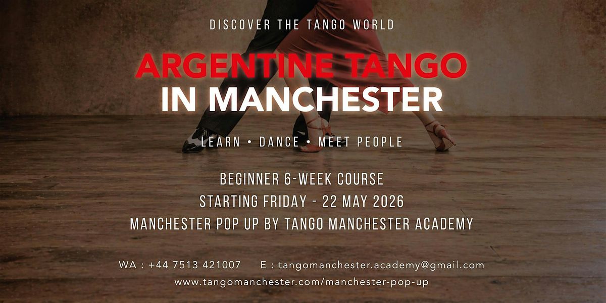 Agentine Tango in Manchester (Beginner Course - 6 weeks)