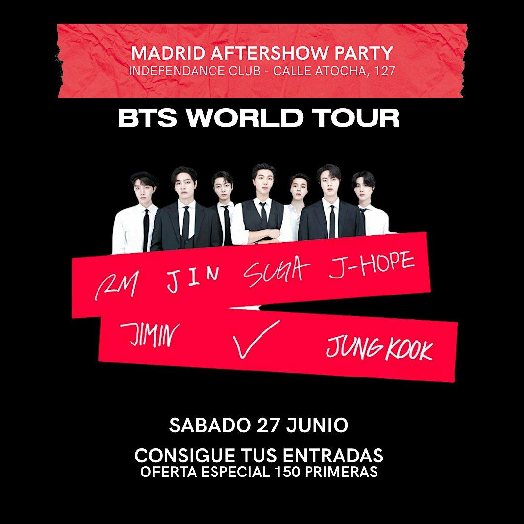 AFTER SHOW PARTY BTS (WORLD TOUR ARIRANG) - MADRID
