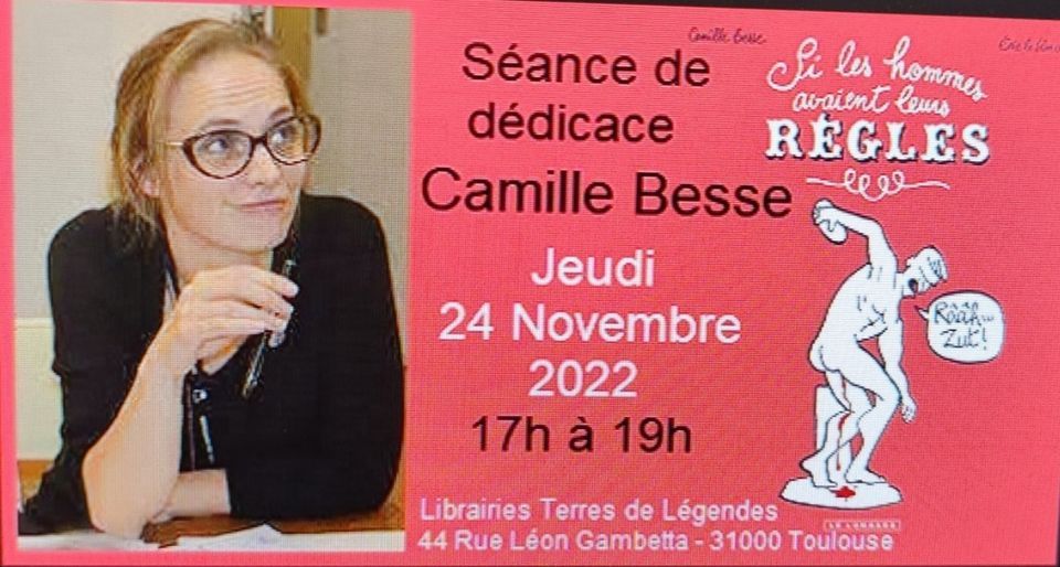 Dédicace de Camille Besse du livre