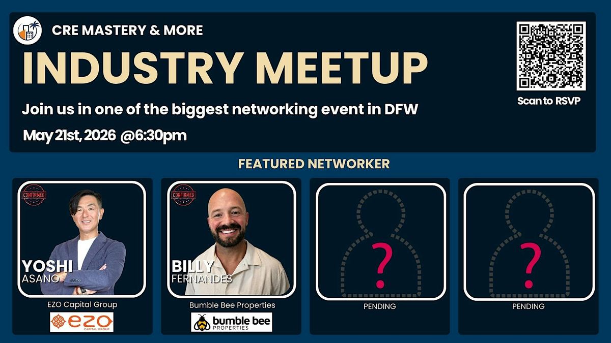 Monthly Commercial Real Estate Mastery & More - May 2026
