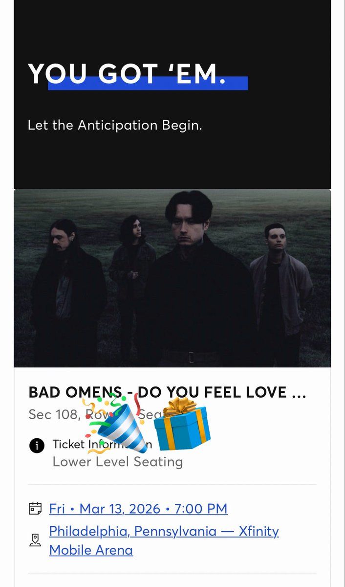Bad Omens Philadelphia Tickets
