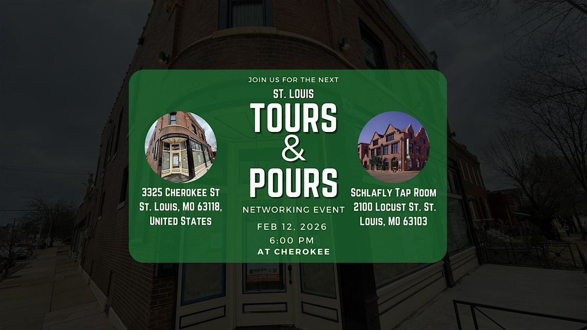Tours & Pours STL - 3325 Cherokee St Featuring John Nash!