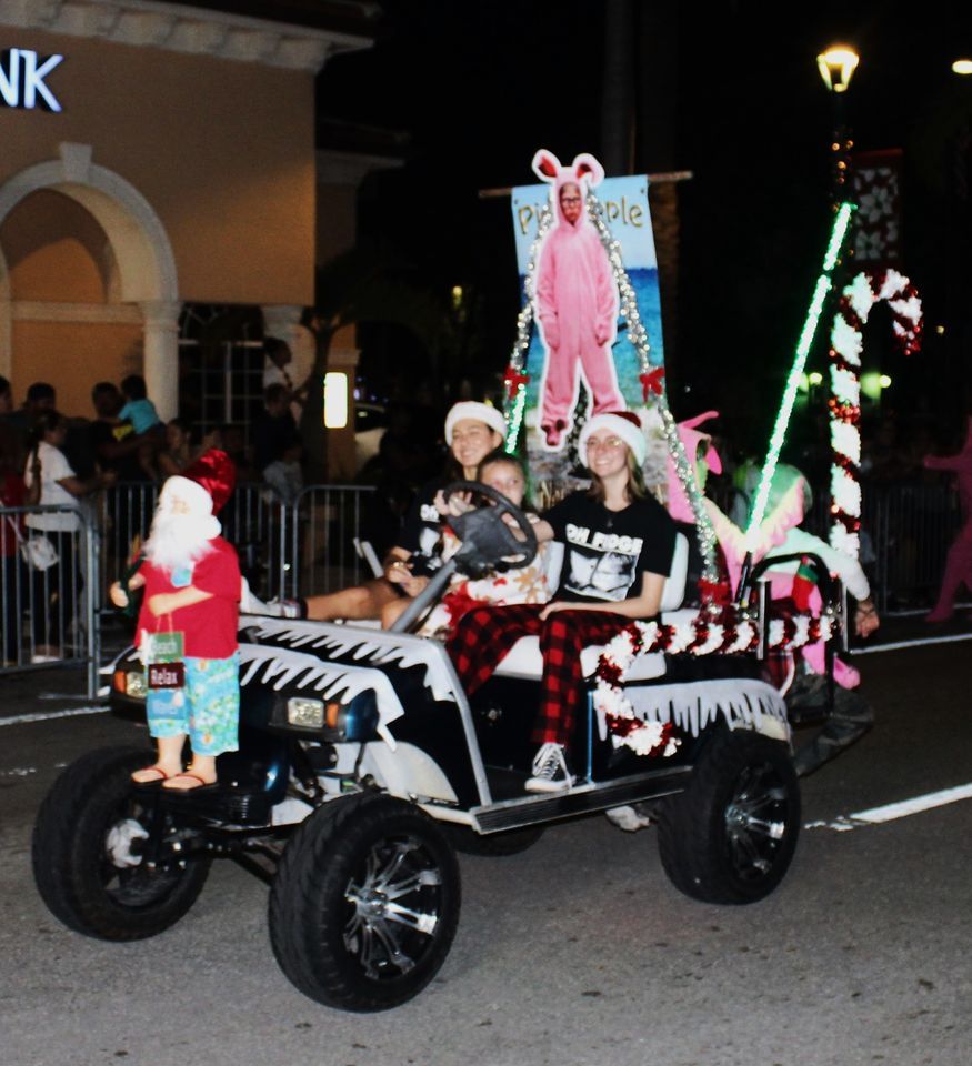 Lake Worth Beach Golf Cart Parade 2022 Rhum Shak & Back of the Shak