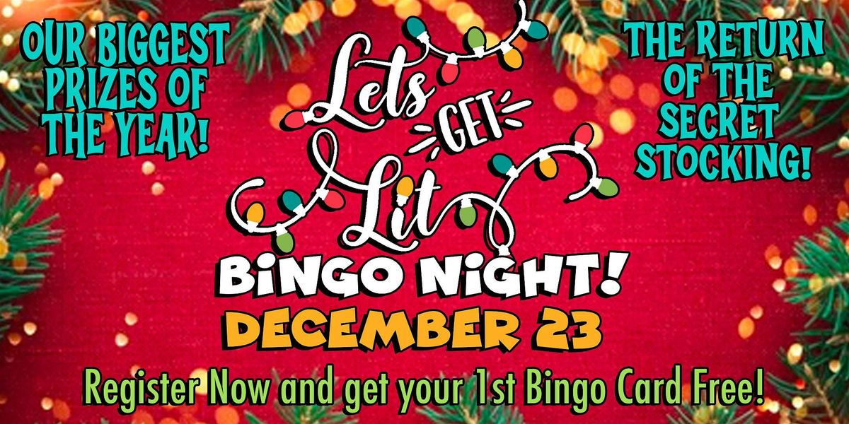 Let's Get Lit Bingo Night at the Brit!