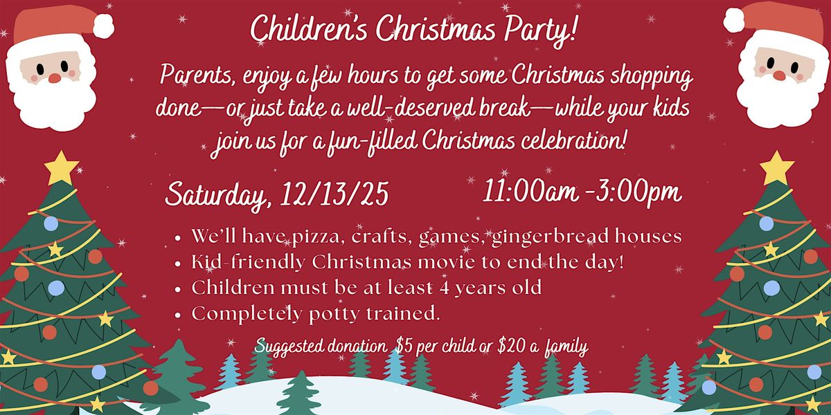 Children's Drop Off Christmas Party