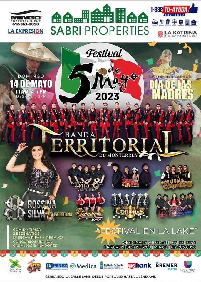 FESTIVAL CINCO DE MAYO 2023 LAKE ST Plaza Mexico Centro Comercial