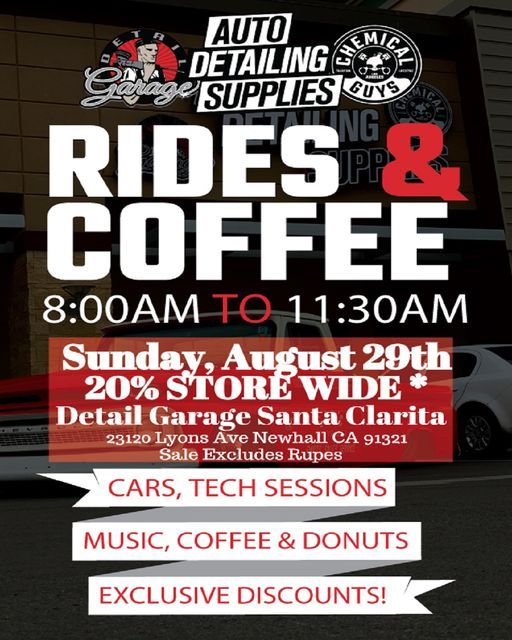 Rides Coffee Detail Garage Newhall Ca August 29 2021