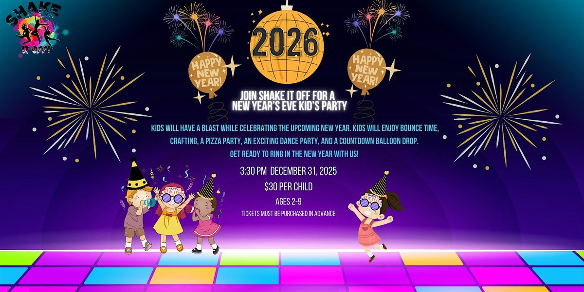 Shake it Off's New Year's Eve Kids Party