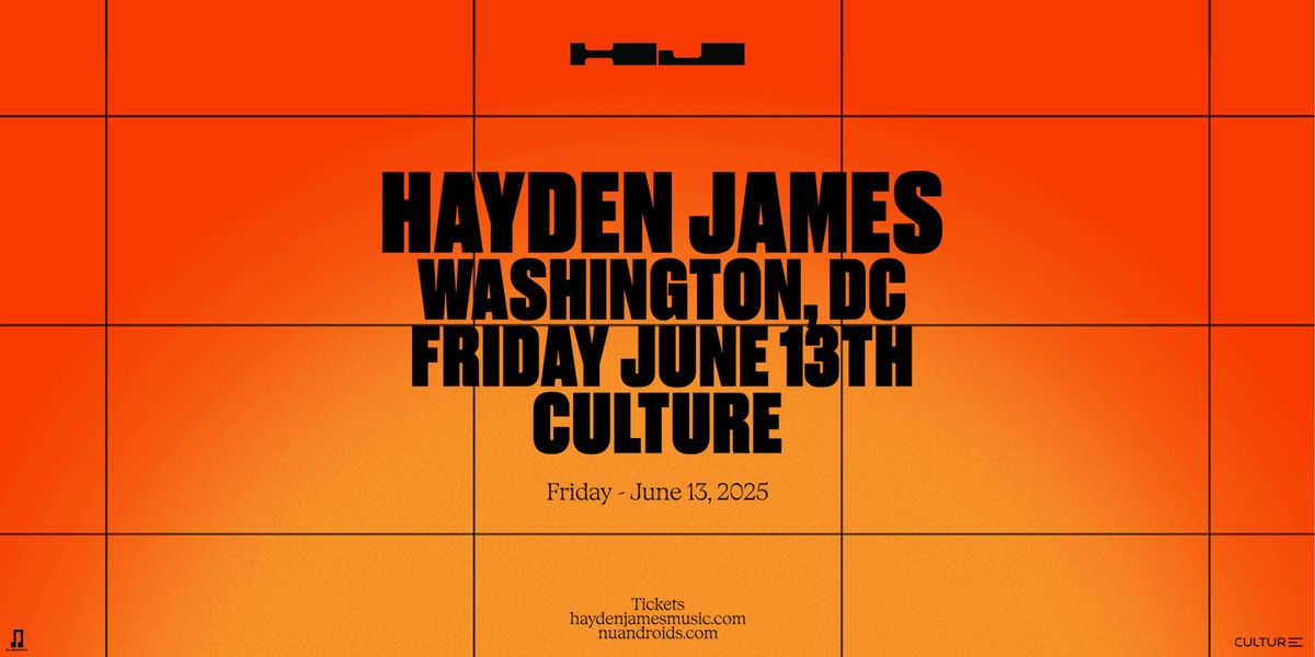 Hayden James (21+)