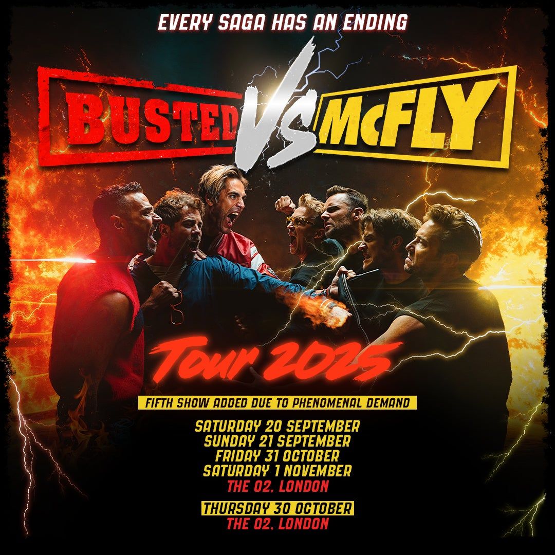 Busted vs McFly at M&S Bank Arena Liverpool