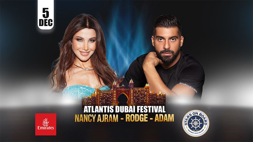 Nancy Ajram & Adam live at Atlantis Dubai Festival