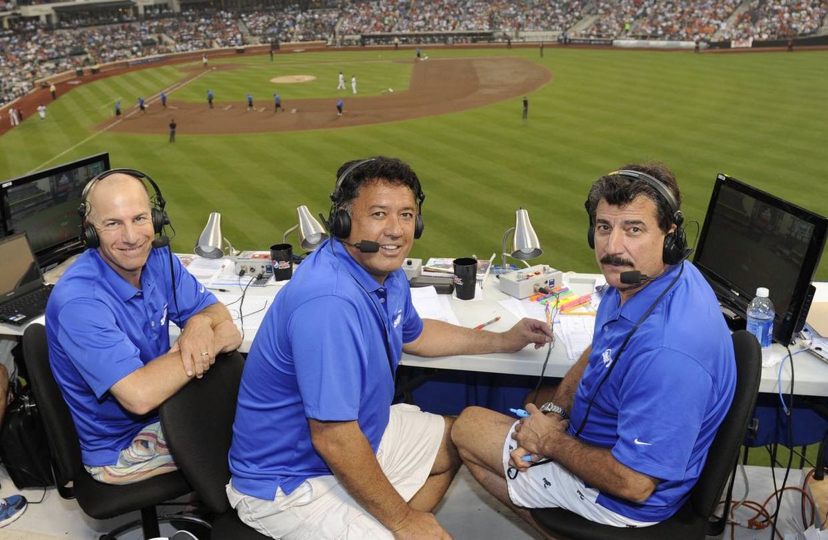 Mets Sportscasters: Gary Cohen Keith Hernandez & Ron Darling