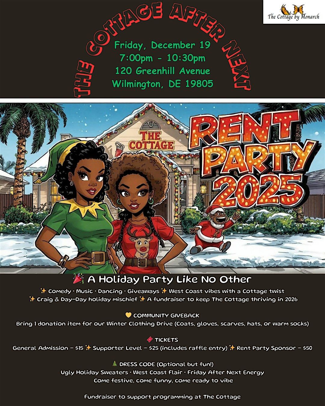 THE COTTAGE AFTER NEXT: RENT PARTY 2025!