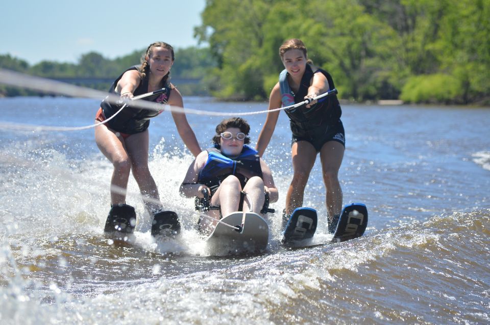 Adaptive Water Ski Clinic Airport Beach, La Crosse, WI August 10, 2023