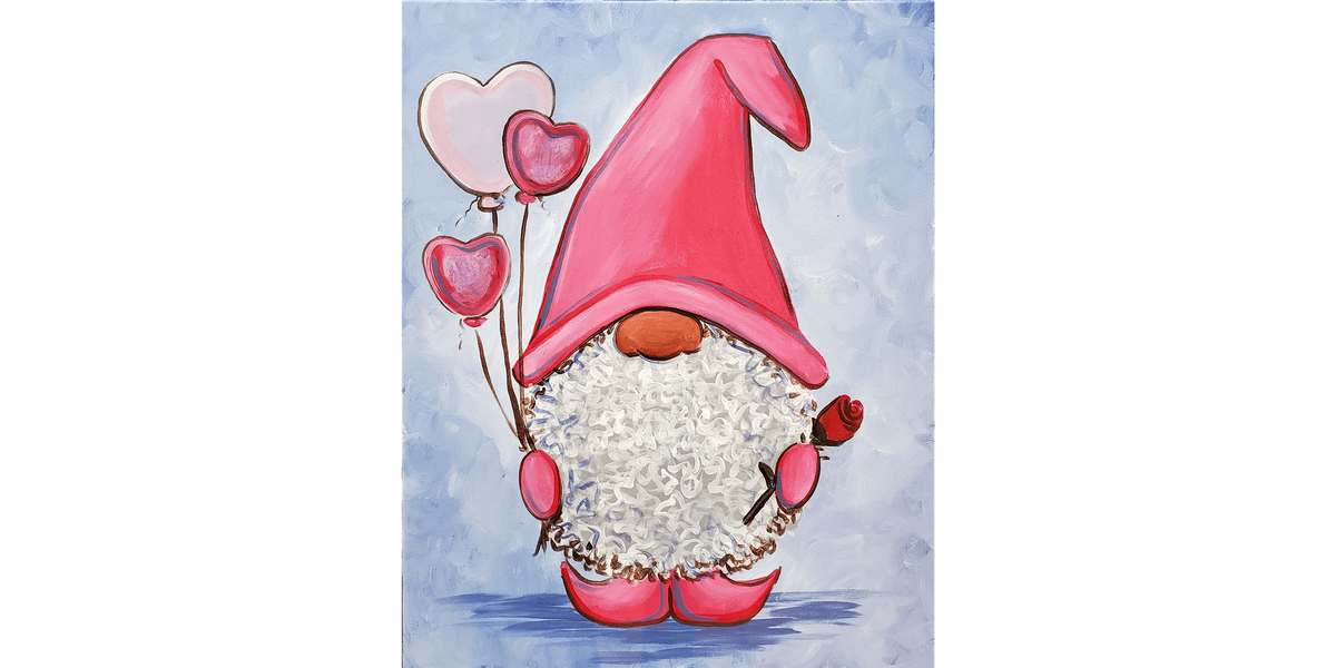 Valentine Gnome - Paint and Sip in Tyler | Classpop!\u2122