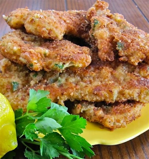 Chicken Milanese and Italian inspired Country Salad