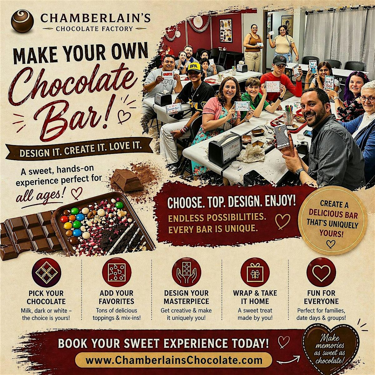 Giant Chocolate Bar Making Event for All Ages Roswell Atlanta at ...