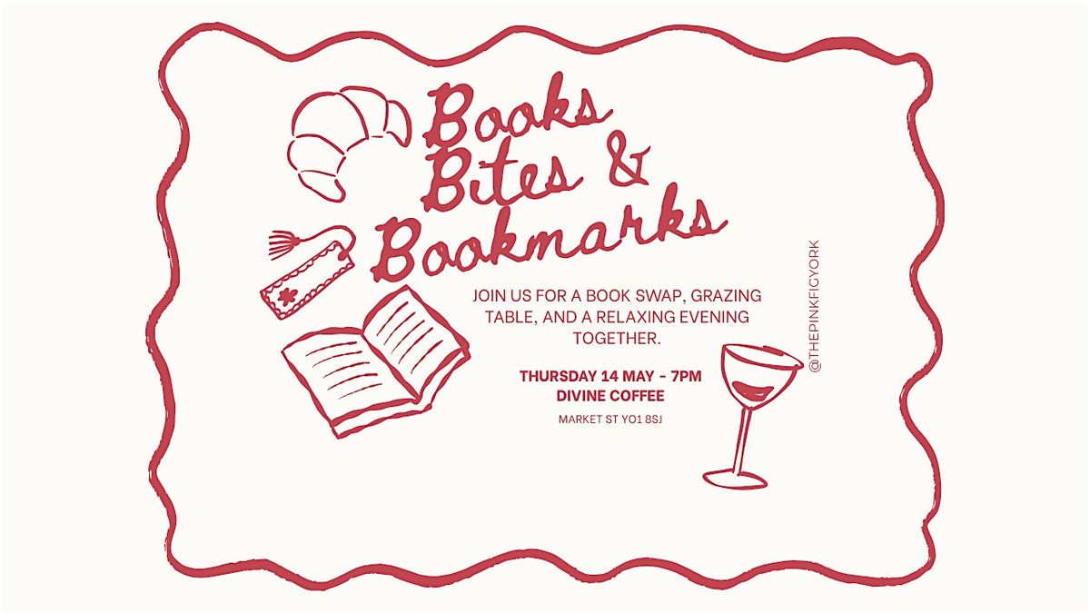 Books, Bites & Bookmarks: A Book Swap Social by The Pink Fig