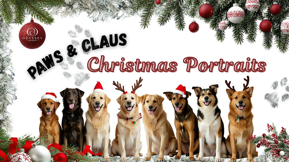 Paws & Claus Christmas Portraits