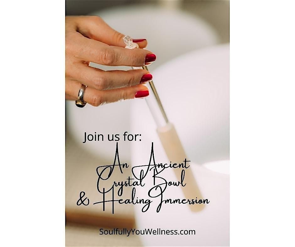 An Ancient Crystal Sound Bath Ceremony  &  Crystal Healing For Inner Peace