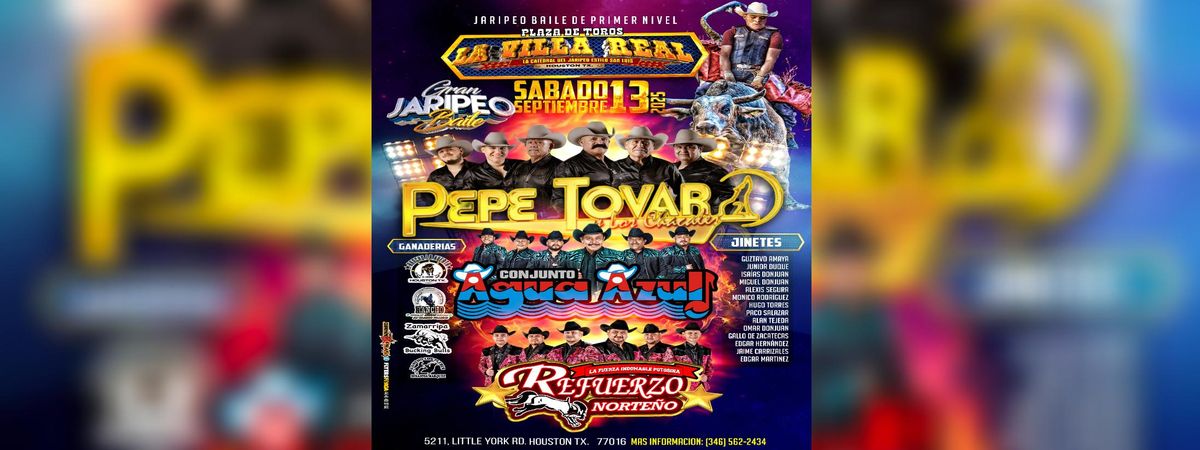 PEPE TOVAR Y LOS CHACALES, CONJUNTO AGUA AZUL & MAS