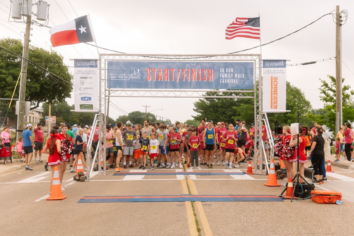 Run the Highlands 2025 Lake Highlands High School, Dallas, TX April