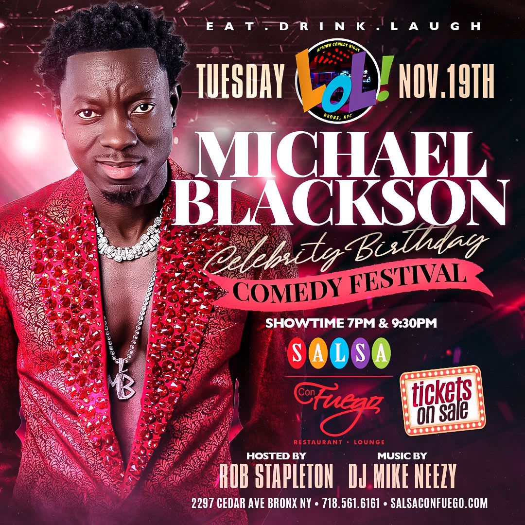 Michael Blackson at Baltimore Comedy Factory